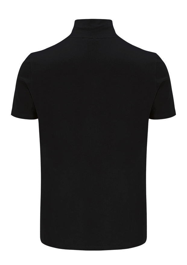 Sergio Tacchini Daytone 1/4 Zip in Black / Gold