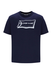 Sergio Tacchini Gian Graphic T-Shirt in Maritime Blue