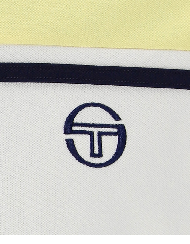 Sergio Tacchini Youngline Track Top in Gardenia/ Pale Banana