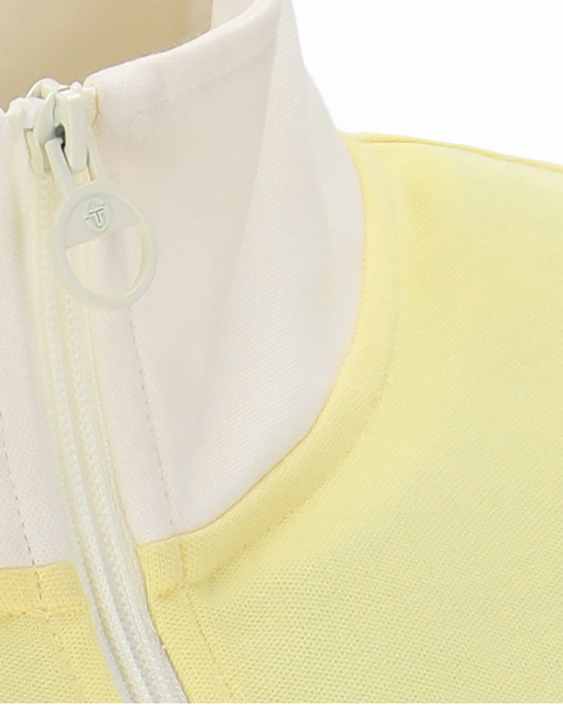 Sergio Tacchini Youngline Track Top in Gardenia/ Pale Banana