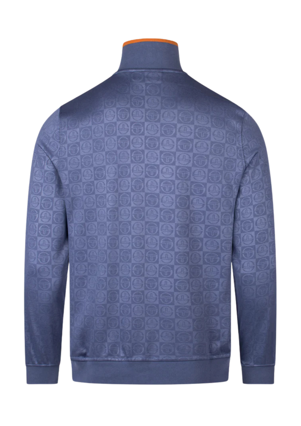 Sergio Tacchini Santoro Track Top in Vintage Indigo