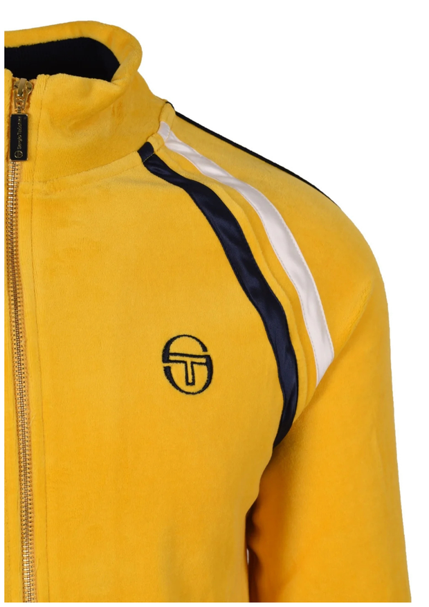 Sergio Tacchini Ghilbli Luxe Velour Track Top in Mimosa