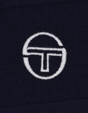 Sergio Tacchini Lorenzo Zip Polo in Maritime Blue