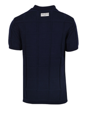 Sergio Tacchini Lorenzo Zip Polo in Maritime Blue