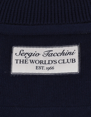 Sergio Tacchini Lorenzo Zip Polo in Maritime Blue