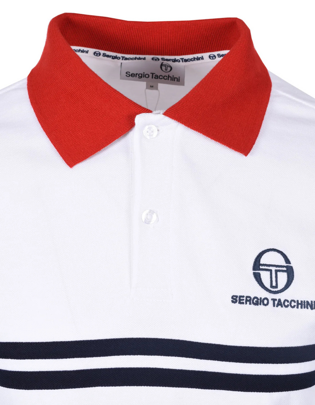 Sergio Tacchinini Super MK2 Polo in White / Adrenaline Rush