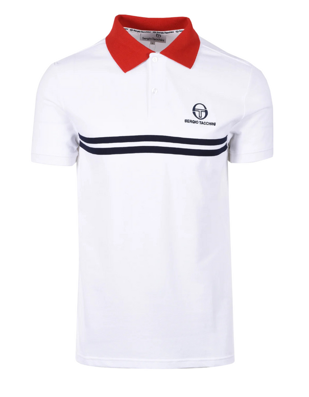 Sergio Tacchinini Super MK2 Polo in White / Adrenaline Rush