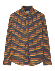 Ben Sherman Long Sleeve Shirt in 580 Wine