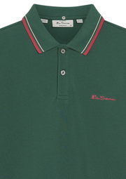 Ben Sherman Signature Pique Polo in Dark Green