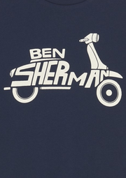 Ben Sherman Scooter T-Shirt in Dark Navy