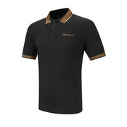 Ben Sherman Contrast Collar Polo in 280 Black