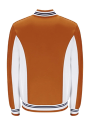 Fila Settanta Track Top in Pumpkin Spice / Gardenia / Black