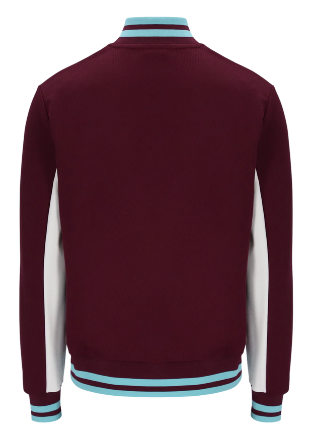 Fila Tiebreaker Track Top in Fig / Gardenia / Milky Blue