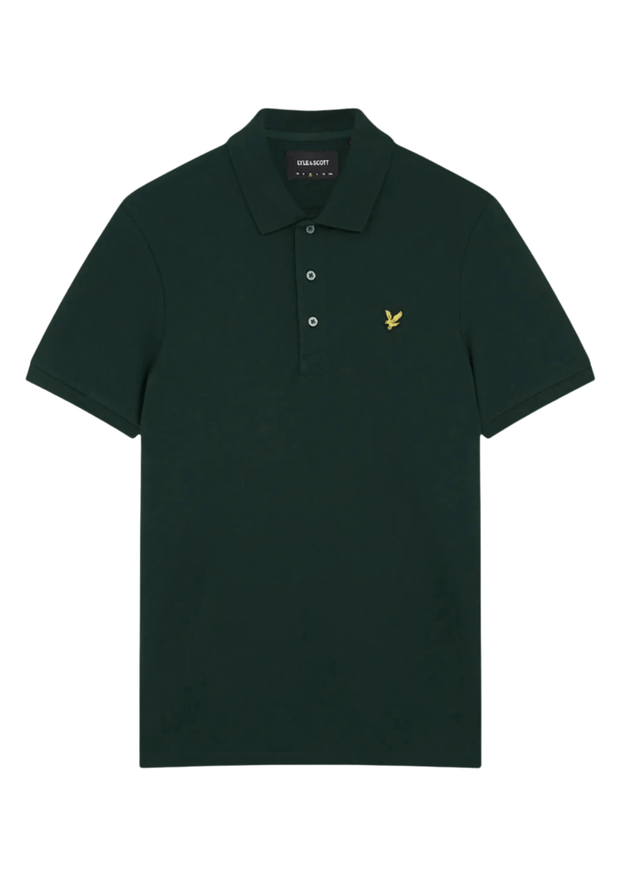 Lyle & Scott Plain Polo in Argyle Teal