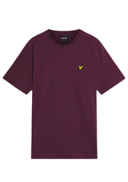 Lyle & Scott Plain T-Shirt in Weavers Claret