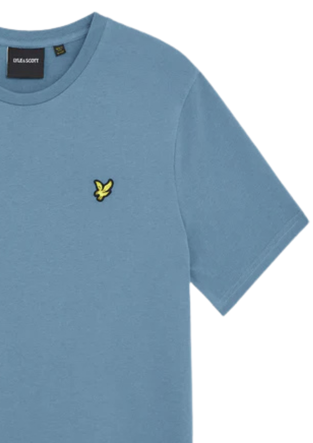Lyle & Scott Plain T-Shirt in Mist Blue