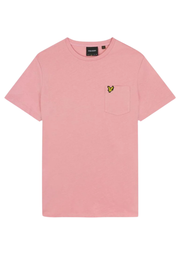 Lyle & Scott Pocket T-Shirt in Palm Pink