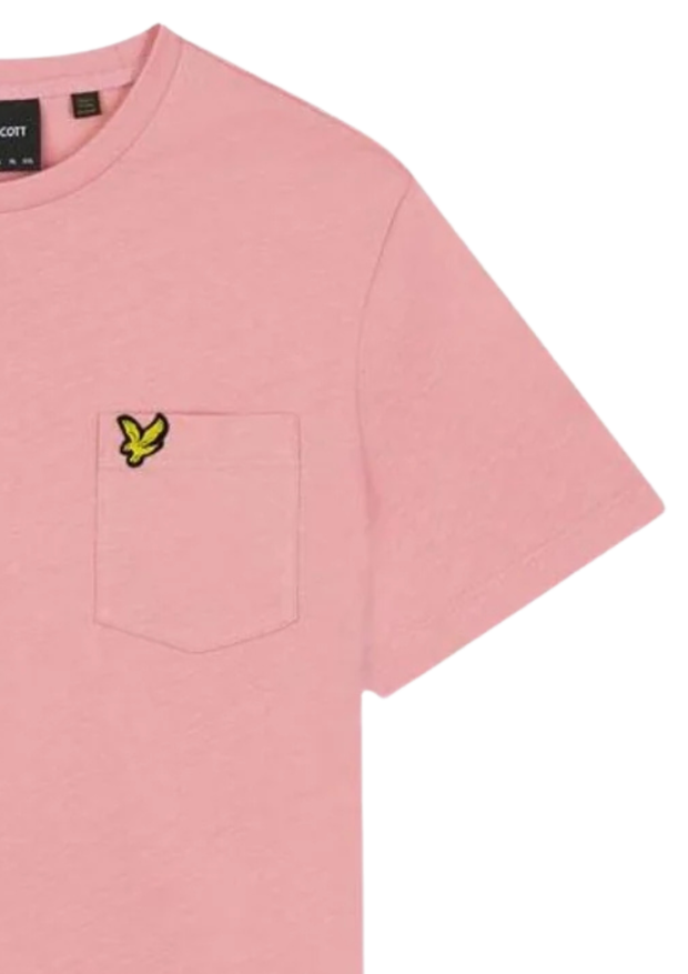 Lyle & Scott Pocket T-Shirt in Palm Pink