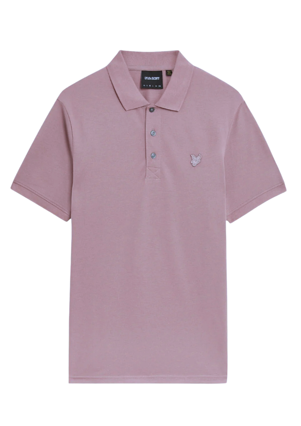 Lyle & Scott Tonal Polo in Mountain Thistle