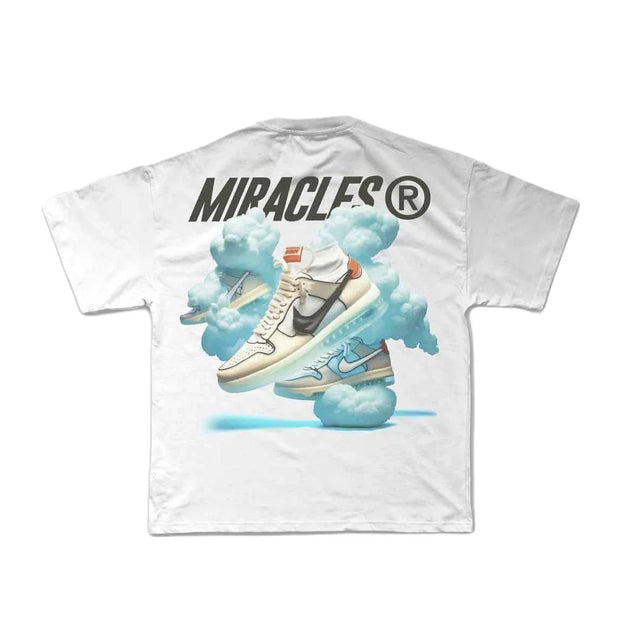 Miracles Cloud T-Shirt in White
