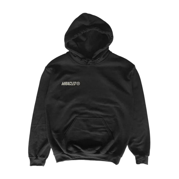 Miracles Moon Hoodie in Black
