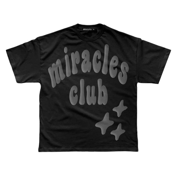 Miracles Puff T-Shirt in Black