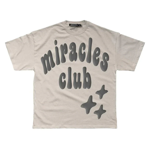 Miracles Puff T-Shirt in Beige