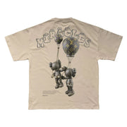 Miracles Sky High T-Shirt in Beige