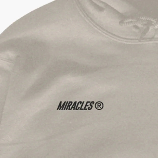 Miracles Ten 2 Hoodie in Stone