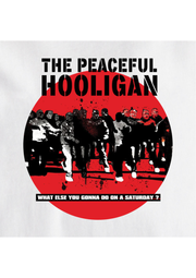 Peaceful Hooligan Footy Factory T-Shirt in White