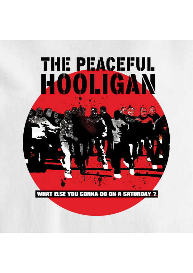 Peaceful Hooligan Footy Factory T-Shirt in White