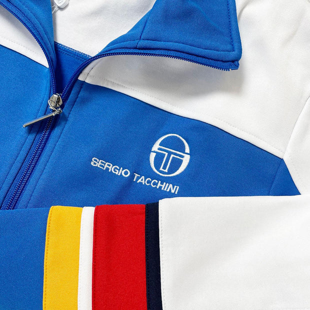 Sergio Tacchini Bastiano Track Top in Strong Blue/White