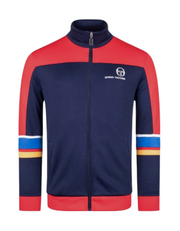 Sergio Tacchini Bastiano Track Top in Maritime Blue/Adrenaline