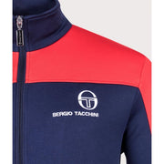 Sergio Tacchini Bastiano Track Top in Maritime Blue/Adrenaline