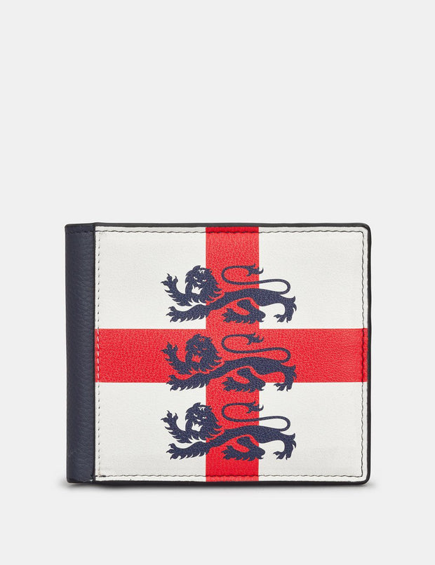 England Legends 3 Lions Leather Wallet