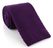 Knightsbridge Silk Knitted Plain Ties