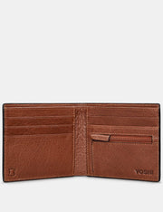 Mod Brown Leather Wallet