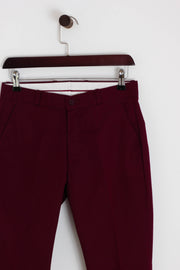 Relco - Sta-Prest Trousers Burgundy - Rat Race Margate