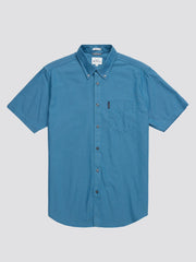 Ben Sherman Organic Cotton Oxford Shirt. Wedgewood Blue